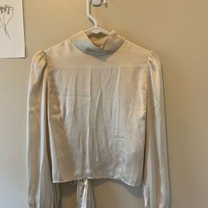 Reformation Silk Backless Wrap Top Size M—WILLING TO SWAP